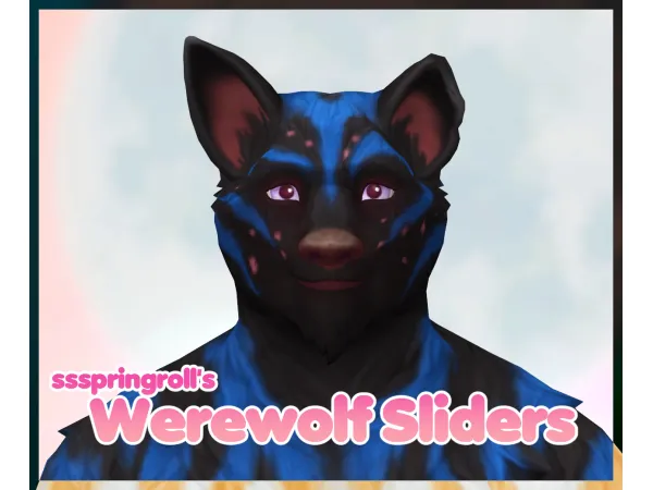 Maxis Match Werewolf sliders - The Sims 4 Custom Content