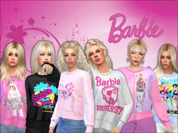Alpha Sweatshirts for teens and young adults - The Sims 4 Custom Content