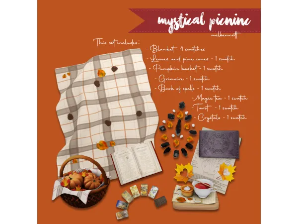 Mix Mystical Picnic Collection - The Sims 4 Custom Content