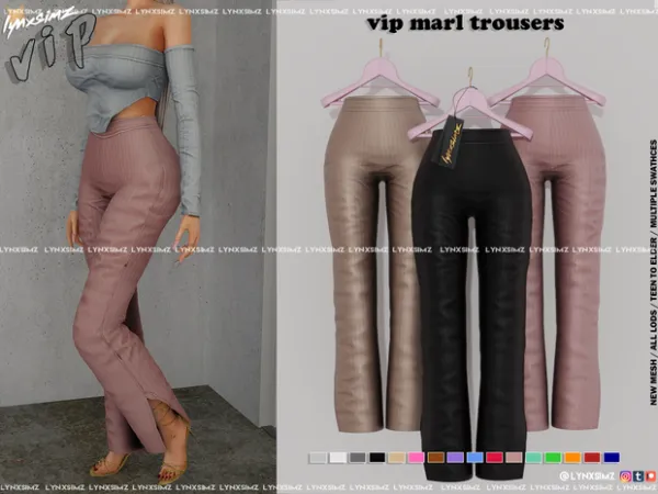 Alpha Marl Leggings - The Sims 4 Custom Content