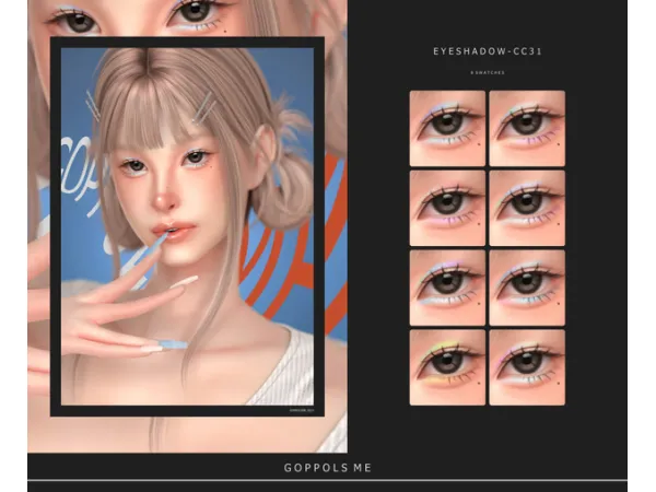 Alpha GPME GOLD Eyeshadow 31 - The Sims 4 Custom Content
