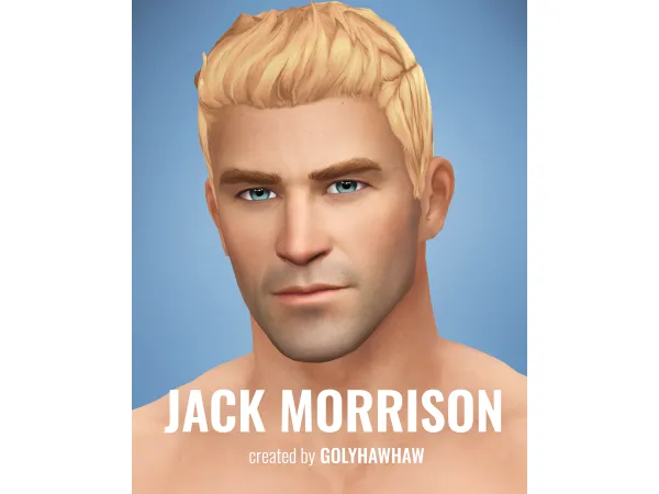 Mix JACK MORRISON SIM - The Sims 4 Custom Content