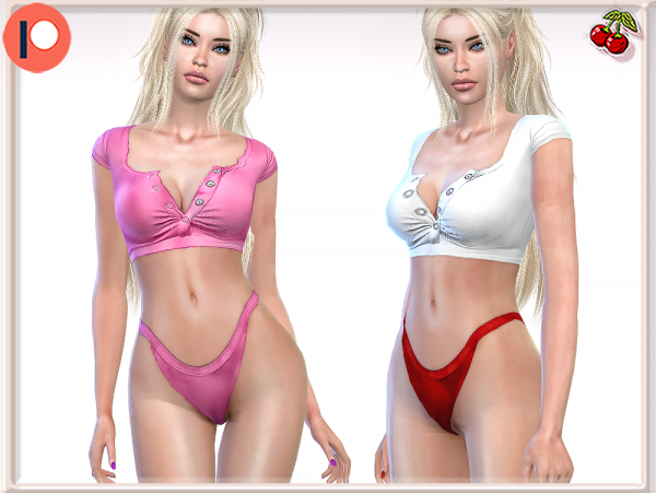 Alpha 43310450277903Russian Babe V2 NADIA Hotsport Set by simsfinds - The Sims 4 Custom Content