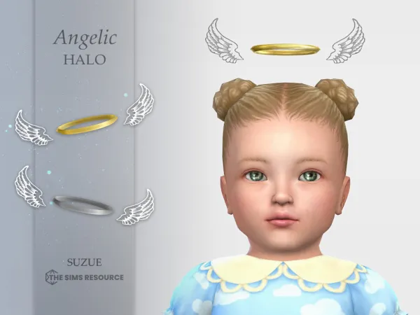 Alpha Angelic Halo Infant - The Sims 4 Custom Content