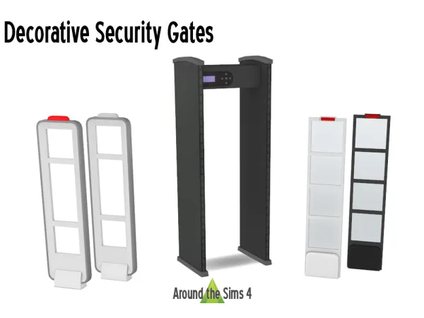 Mix Around Security Gates - The Sims 4 Custom Content