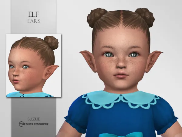 Mix Elf Ears Infant - The Sims 4 Custom Content