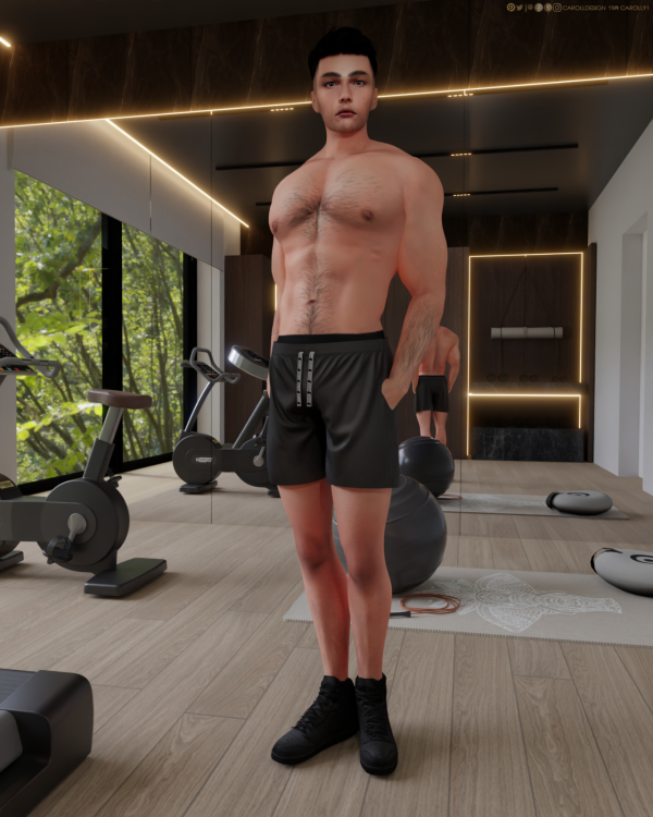 Alpha Large male genetics set by simsfinds - The Sims 4 Custom Content