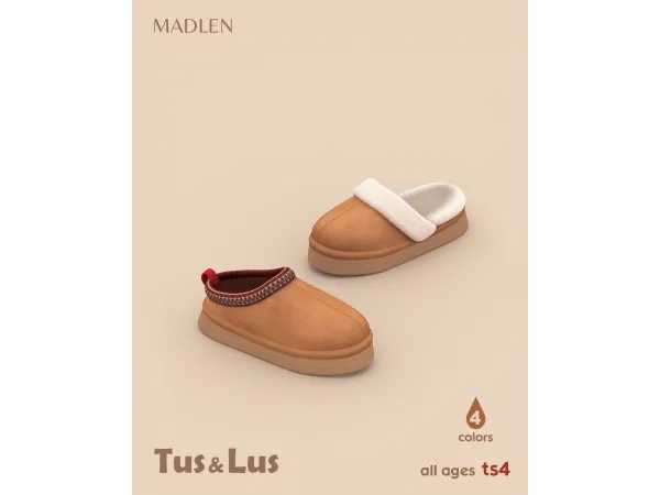 Maxis Match TusLus Slippers - The Sims 4 Custom Content