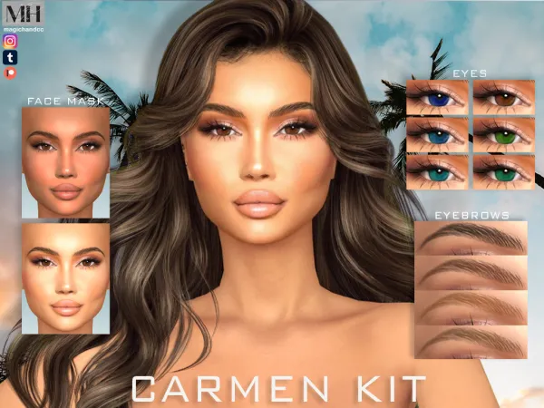 Alpha Carmen set - The Sims 4 Custom Content