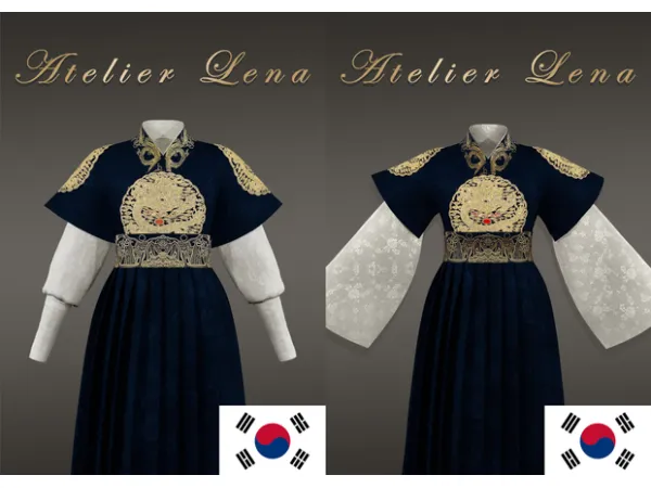 Alpha [Atelier Lena] Royal Cheol lik Renewal Version - The Sims 4 Custom Content