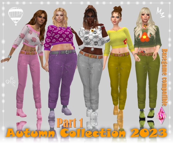 Maxis Match Autumn Collection 2023 Part 1 by simsfinds - The Sims 4 Custom Content