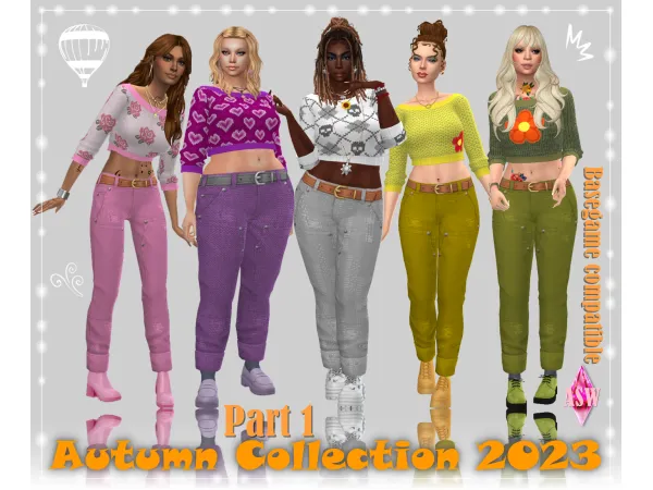 Maxis Match Autumn Collection 2023 Part 1 - The Sims 4 Custom Content