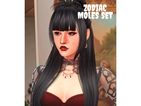 Mix Zodiac Moles by sims2on - The Sims 4 Custom Content
