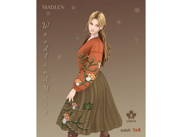 Maxis Match Woodland Muse - The Sims 4 Custom Content
