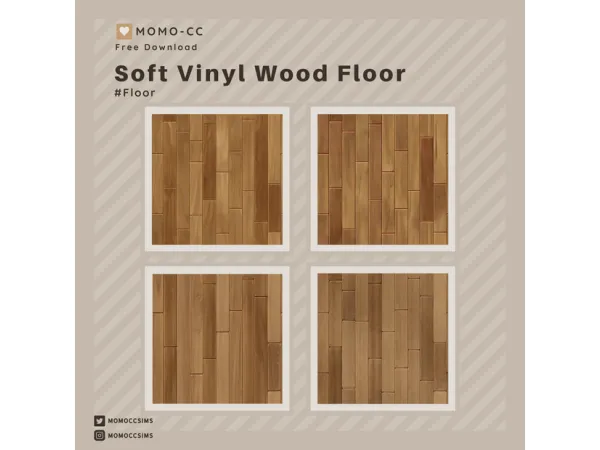 Mix SOFT VINYL WOOD FLOOR - The Sims 4 Custom Content