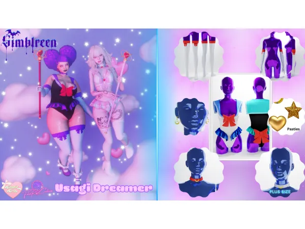 Alpha SIMBLREEN 2023 Usagi Dreamer - The Sims 4 Custom Content