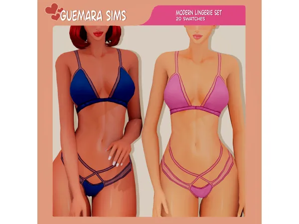 Modern lingerie outfit