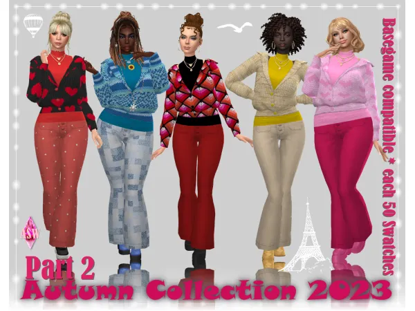 Maxis Match Autumn Collection 2023 Part 2 - The Sims 4 Custom Content