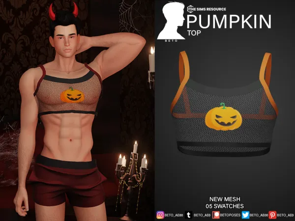 Mix Pumpkin Set - The Sims 4 Custom Content