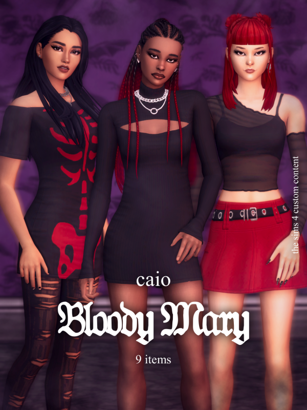 Maxis Match Bloody Mary A 9 items set by simsfinds - The Sims 4 Custom Content