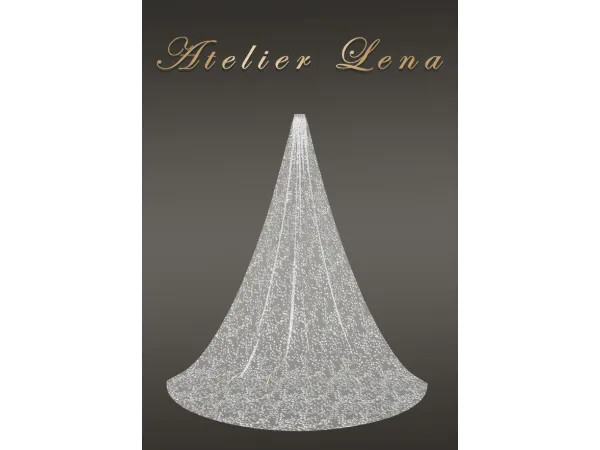 Alpha [Atelier Lena] Glitter Veil - The Sims 4 Custom Content