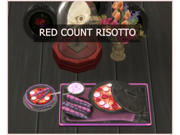 Mix Red Count's Risotto Vampire - The Sims 4 Custom Content
