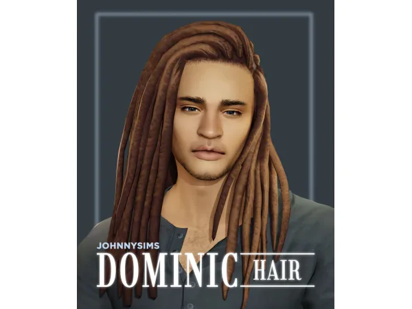 Maxis Match Dominic Hair - The Sims 4 Custom Content