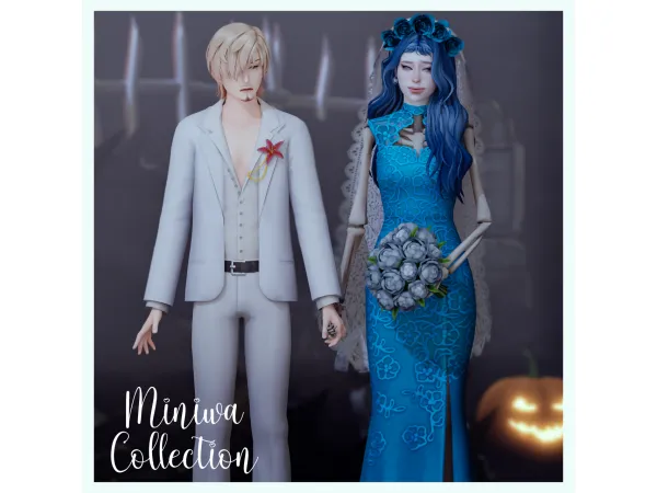 Maxis Match HALLOWEEN COLLECTION SANJI OUTFIT - The Sims 4 Custom Content