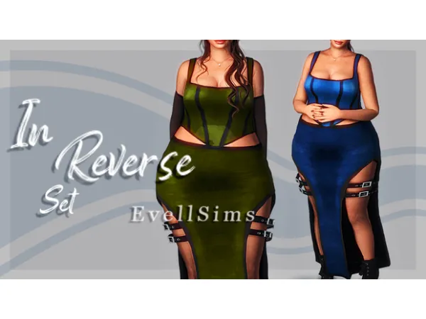 Alpha In Reverse Set - The Sims 4 Custom Content