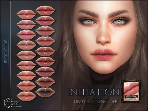 Alpha Initiation Lipstick ( ) - The Sims 4 Custom Content