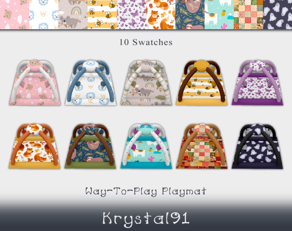 Maxis Match Way To Play Playmat 01 by simsfinds - The Sims 4 Custom Content