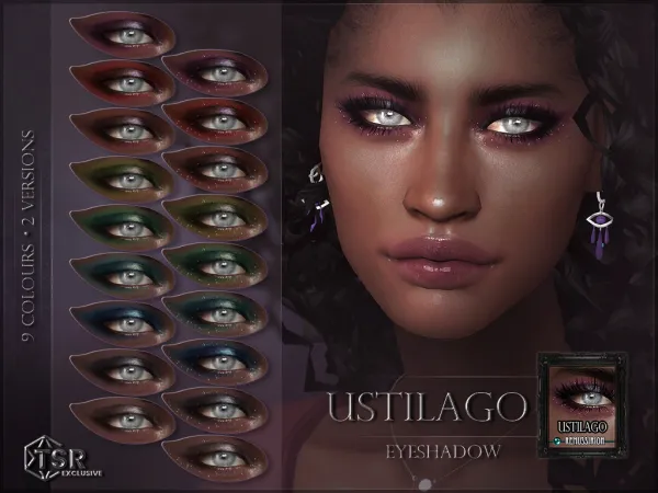 Alpha Ustilago Eyeshadow ( ) - The Sims 4 Custom Content