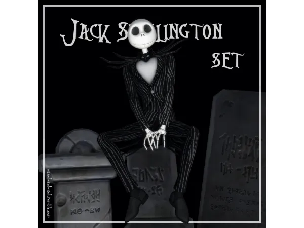 Mix FORTNITE JACK SKELLINGTON SET - The Sims 4 Custom Content