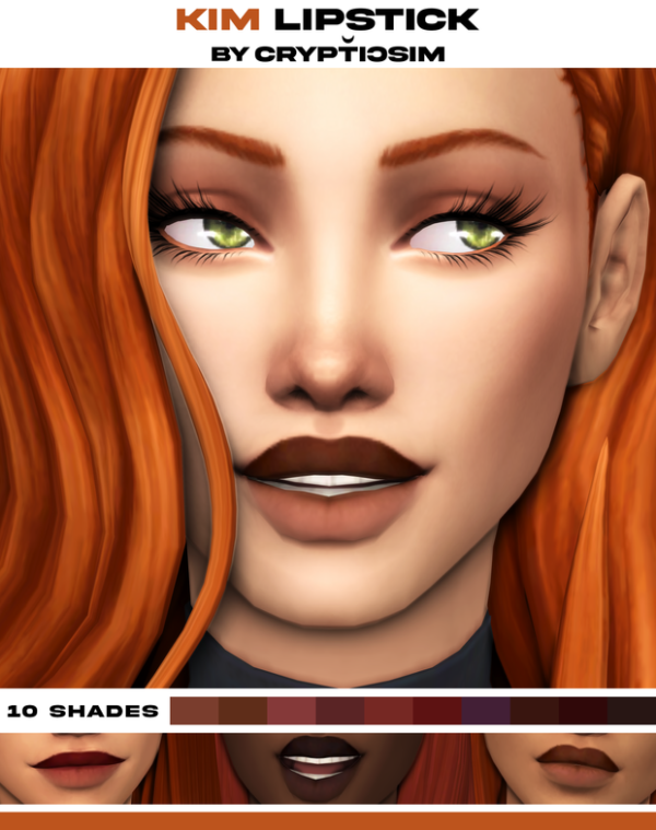 Maxis Match kim lipstick by simsfinds - The Sims 4 Custom Content