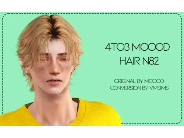 4to3 Moood Hairs N82 and N83 by VMSims - The Sims 3 Custom Content