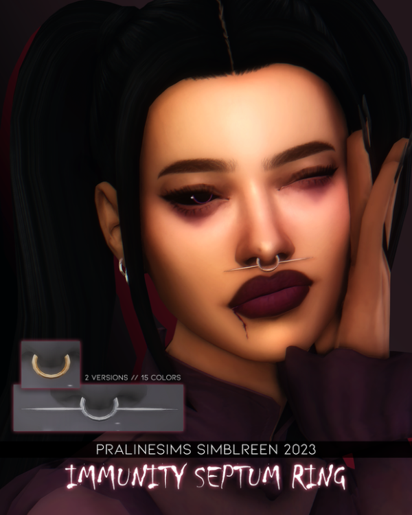 Mix SIMBLREEN 2023 GIFT Immunity Septum by simsfinds - The Sims 4 Custom Content