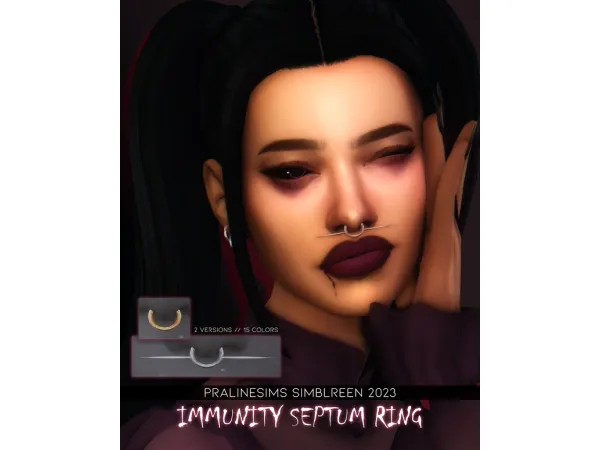 Mix SIMBLREEN 2023 GIFT Immunity Septum - The Sims 4 Custom Content