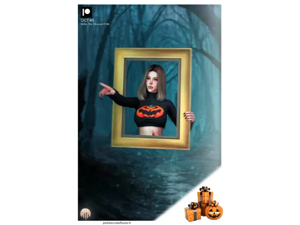 Alpha HALLOWEEN GIFT WITHIN THE OBSCURE P186 - The Sims 4 Custom Content