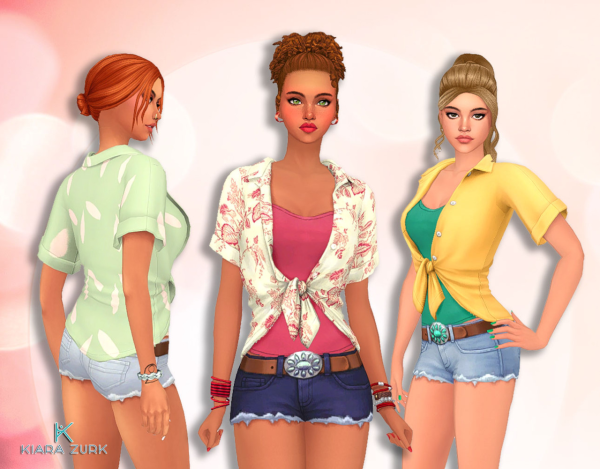 Maxis Match Alice Summer Set by simsfinds - The Sims 4 Custom Content