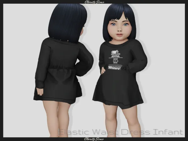 Alpha Dress Infant - The Sims 4 Custom Content