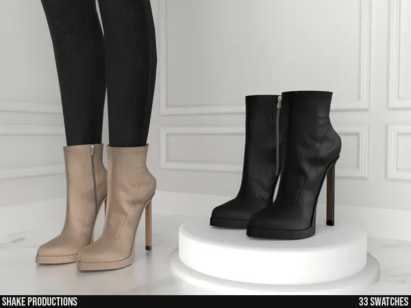 Alpha High Heel Boots S102308 - The Sims 4 Custom Content