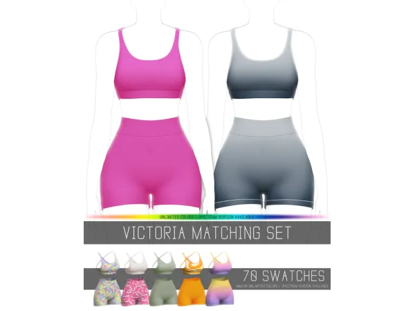 Alpha VICTORIA MATCHING SET - The Sims 4 Custom Content