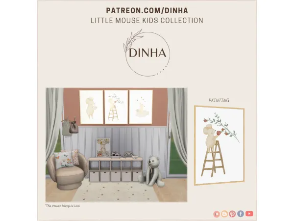 Mix Little Mouse Kids Collection - The Sims 4 Custom Content