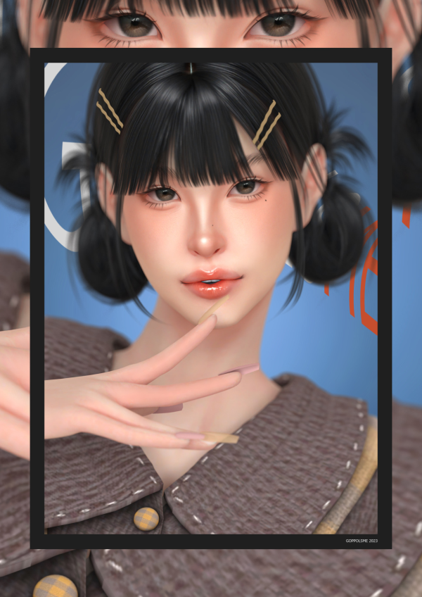 Alpha GPME GOLD Lips CC20 by simsfinds - The Sims 4 Custom Content