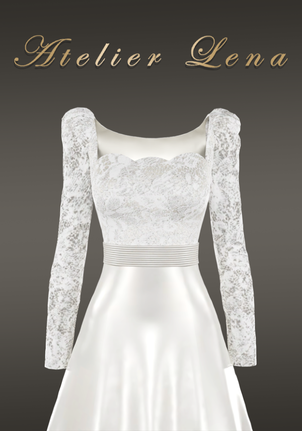 Alpha [Atelier Lena] Memory Dress by simsfinds - The Sims 4 Custom Content