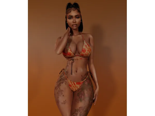 Alpha Wavy Preset - The Sims 4 Custom Content