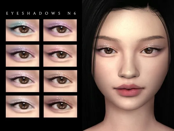 Alpha Eyeshadows N6 - The Sims 4 Custom Content