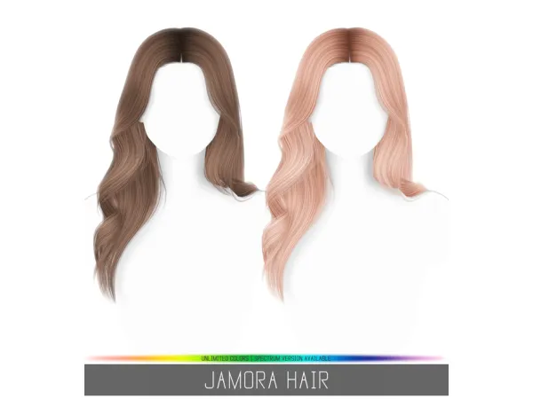 Alpha JAMORA HAIR - The Sims 4 Custom Content
