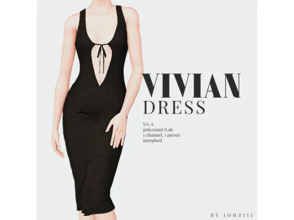 VIVIAN dress - The Sims 3 Custom Content