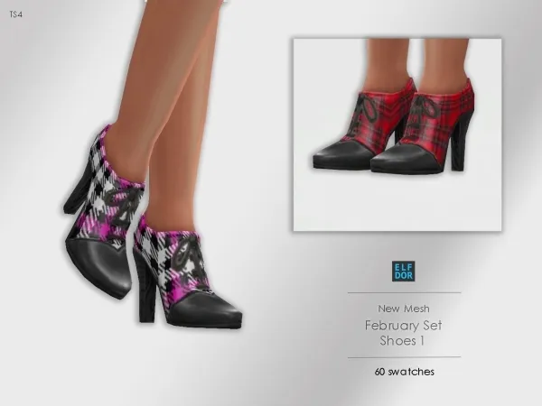 Mix Vintage High Heels Shoes - The Sims 4 Custom Content